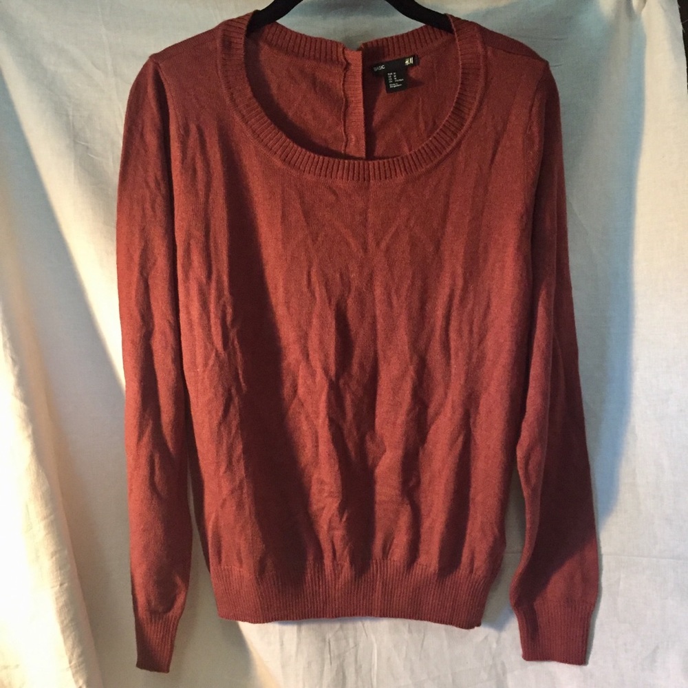Lovely Dusty Rose Pullover Sweater M